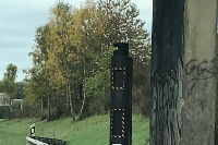 Le radar du Pont de Frénois incendié