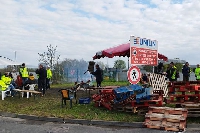 Toujours aucune fumée ne sort des cheminées d'Unilin, les salariés prolongent le blocage
