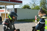 Opération de contrôles renforcés de la gendarmerie des Ardennes à destination des deux-roues motorisés, à la veille du week-end de l’Ascension