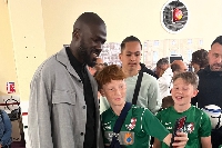 Visite surprise de Kalidou Koulibaly au CSSA 