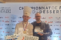 Bastien Meulot élève au lycée des métiers de Bazeilles décroche le titre de Champion de France du Dessert 