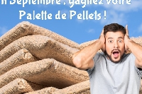 En septembre sur RADIO 8 avec Carrefour Charleville gagnez votre palette de Pellets !