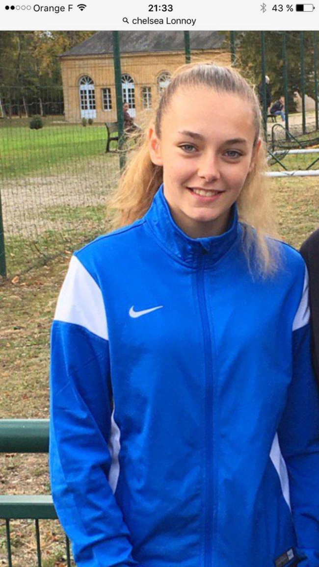 La Sedanaise Chelsea Lonnoy avec les Bleuettes (U16) au Portugal