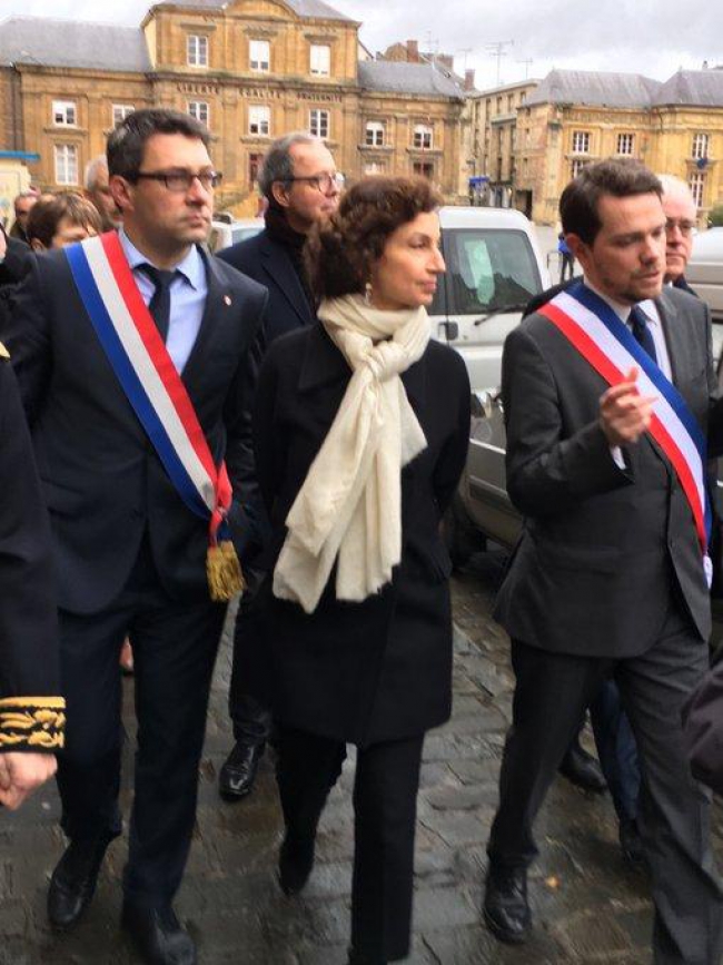 La Ministre Audrey Azoulay annonce à Charleville-Mézières un futur label pour les Arts de la Marionnette