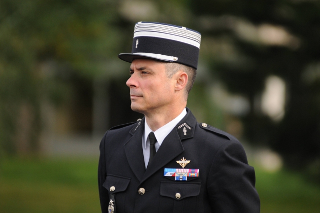 Prise de fonction du nouveau commandant de gendarmerie des Ardennes. 