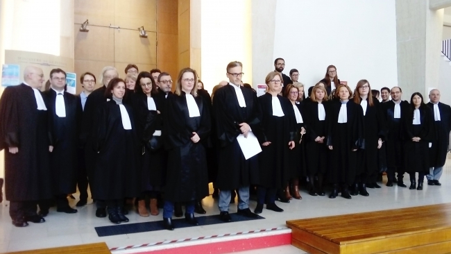 L'ensemble des acteurs de justice, juges et avocats, se mobilisent contre les 5 chantiers de la Justice de Nicole Belloubet