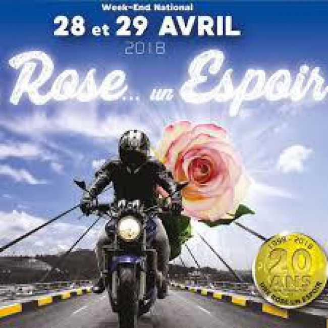 Ce week-end, 400 motards distribueront 16.000 roses dans le cadre de l'opération « une Rose, un Espoir »
