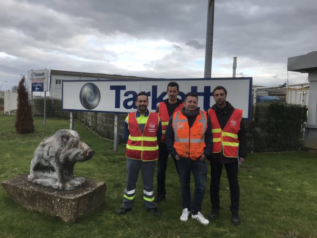 Glaire : mouvement de grève chez Tarkett 