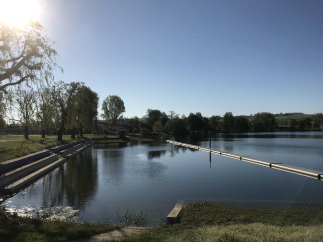 Réouverture du lac de Douzy. 