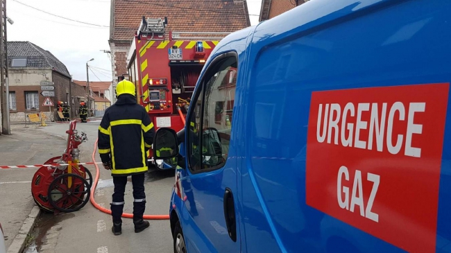 Carignan : Intervention des pompiers et de GRDF pour une fuite de gaz dans un immeuble d'habitation