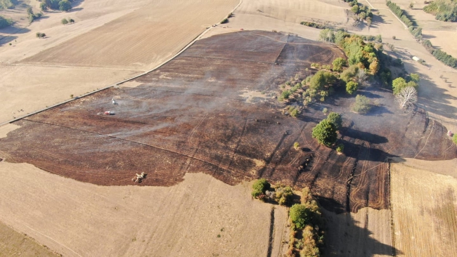 Une nouvelle journée avec de nombreux feux de récoltes dans les Ardennes 