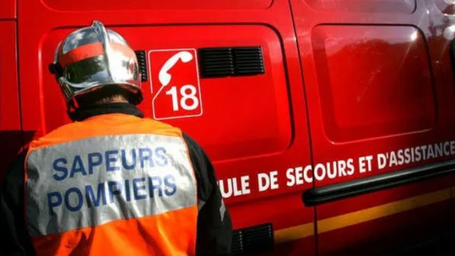 Sedan : feu de voiturette avec propagation à un compteur de gaz 