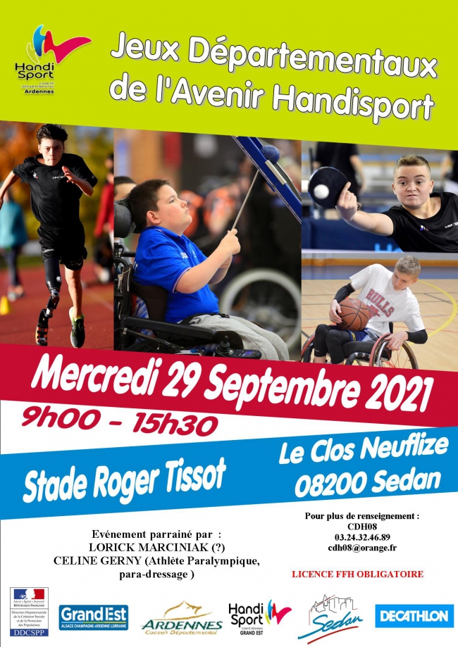 Le Comité Départemental Handisport ce mercredi organise la première édition des Jeux Départementaux de l’Avenir Handisport