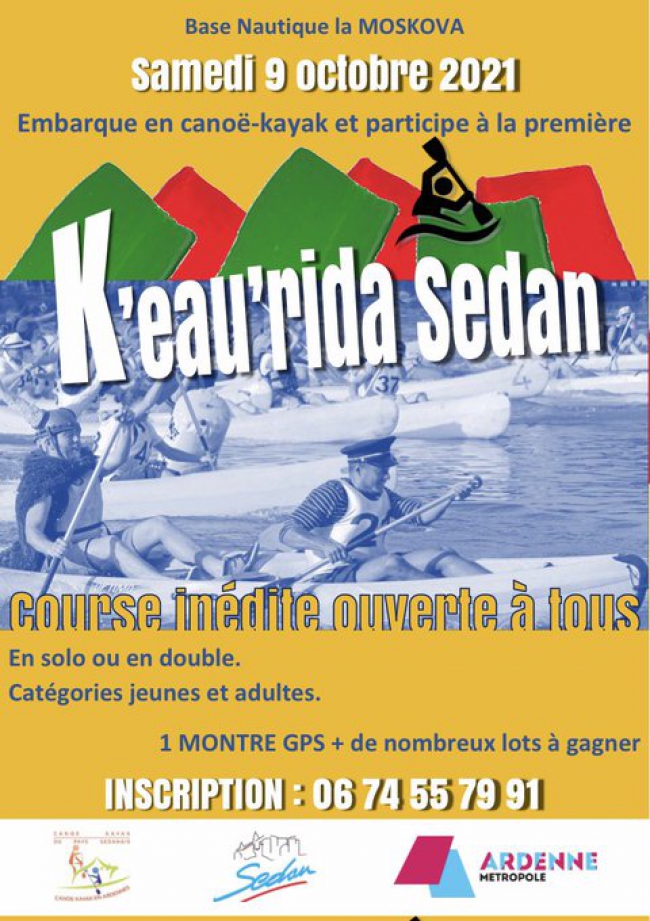 Le CKPS organise la 1ère édition de la « K’eau’rida Sedan » ce samedi 9 octobre 