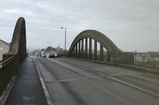 Deuxième phase de travaux sur le pont de Torcy à Sedan 