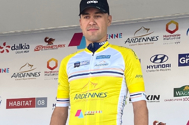 Le Norvégien André Drege remporte la première étape du Circuit des Ardennes 2024 et endosse le maillot jaune 