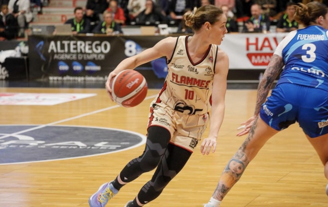 Basket ( LFB ) : première victoire de la saison pour les Flammes Carolo 