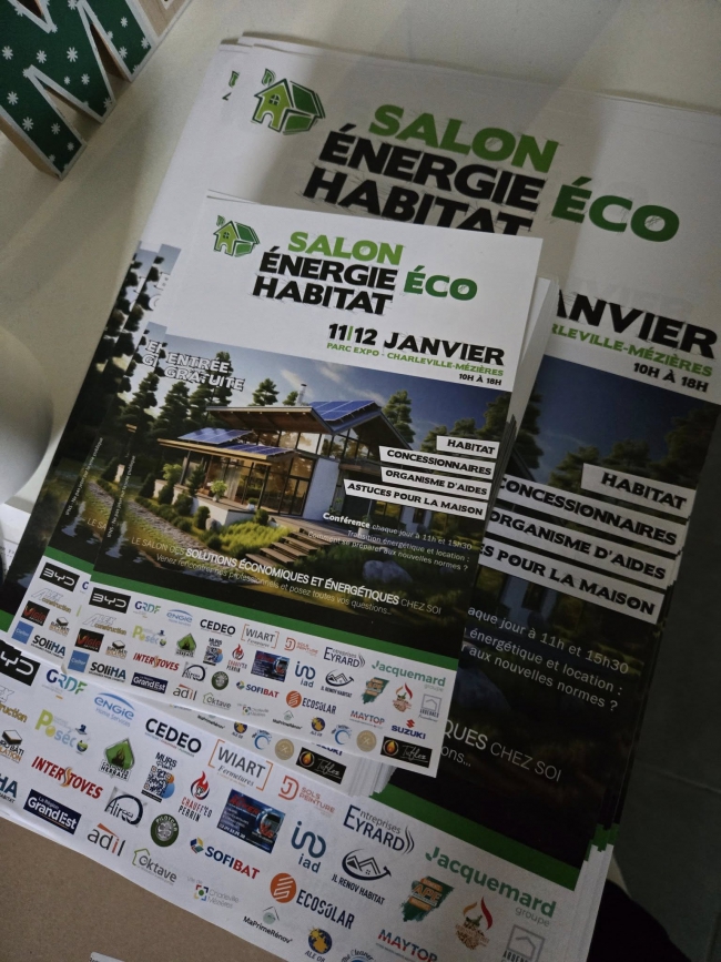Le  Salon Énergie Eco Habitat Mobilité revient ce week-end, au Parc des Expos de Charleville-Mézières