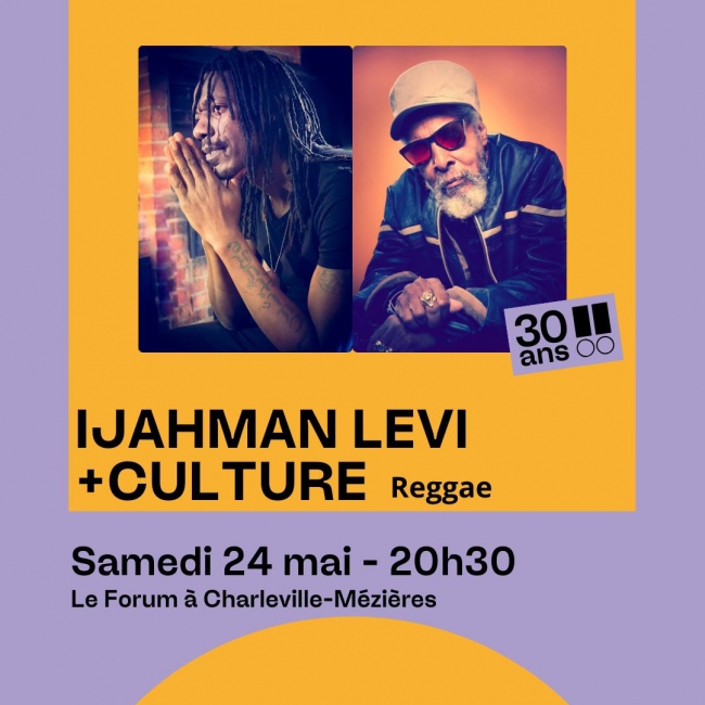Deux légendes du reggae pour une soirée exceptionnelle au Forum de Charleville-Mézières ce week-end
