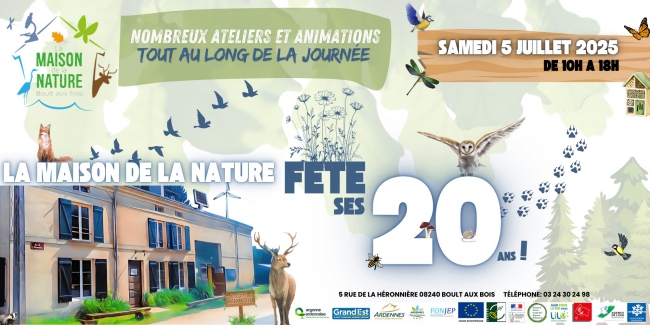La Maison de la Nature de Boult-aux-Bois fête ses 20 ans