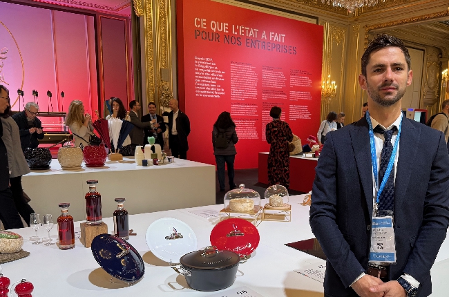 Romain Dubal , le président de La Cocotte française, à l’Elysée