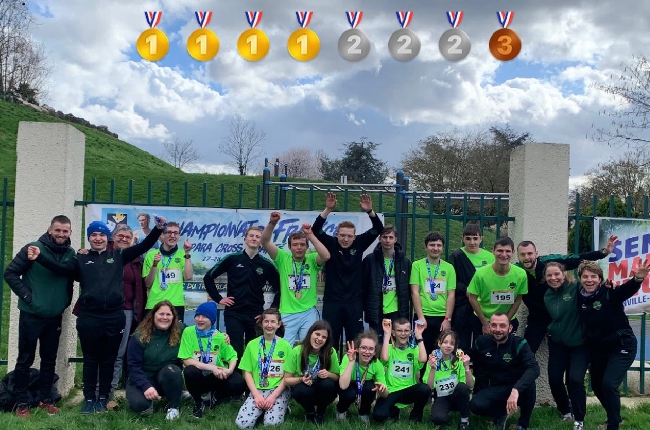 8 médailles décochées par  les enfants et adolescents  de plusieurs IME des Ardennes  au championnat de France du Sport Adapté 