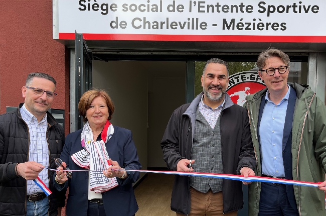 Football : le club de l’Entente Sportive de Charleville-Mézières à un nouveau siège social 