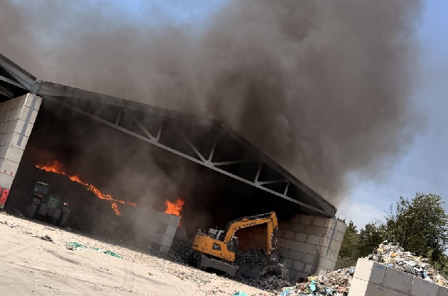 Incendie sur le site Arcavi de Glaire