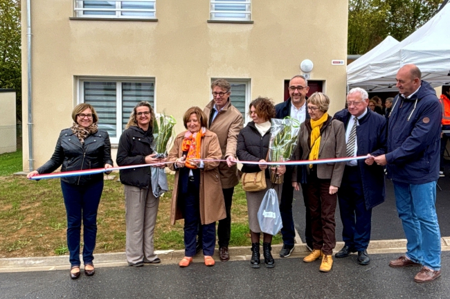 Ardennes :  3 Nouveaux Logements HABITAT 08 inaugurés à Vireux Wallerand